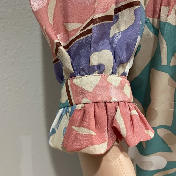 Vintage 80’s Raul Blanco Petites 💯 silk dress! - Picture 7 of 14